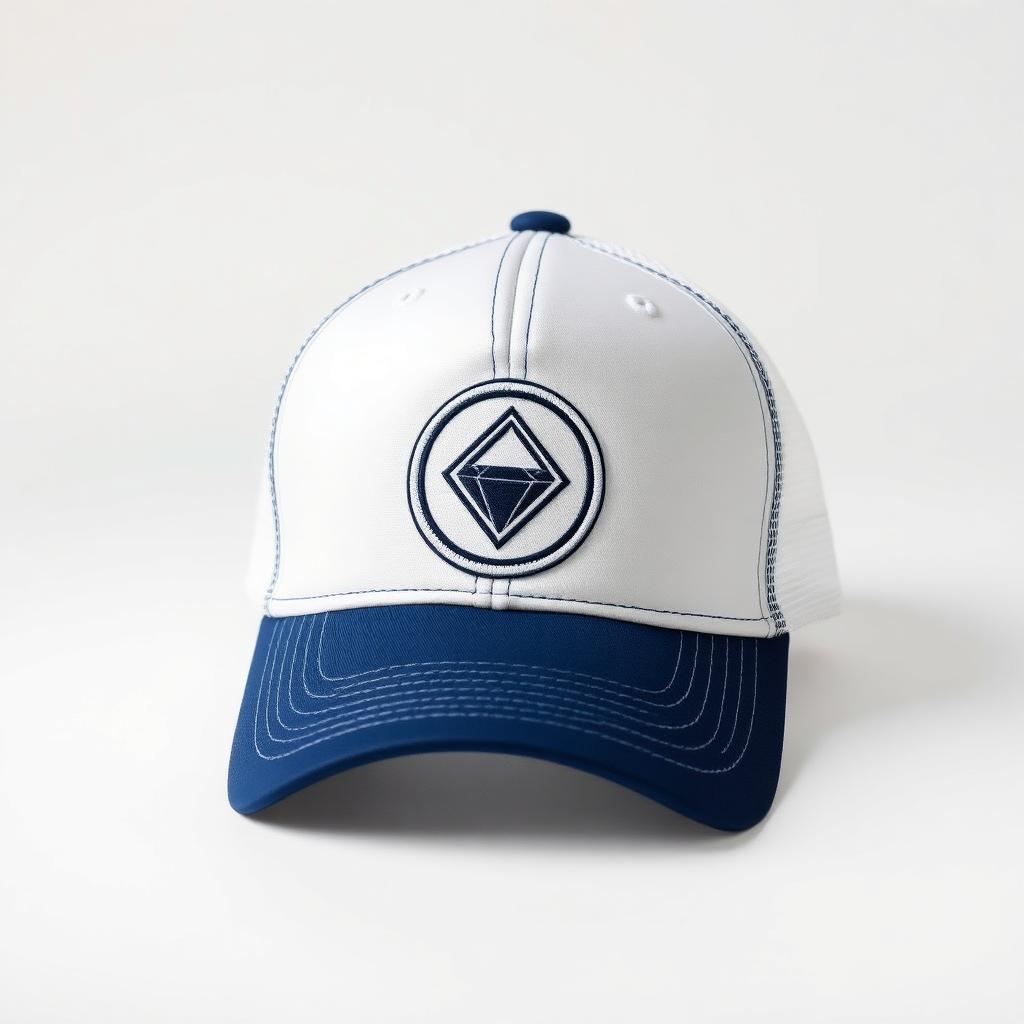 Navy / White