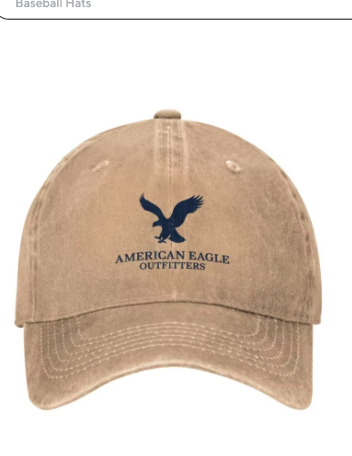 Eagle Dad Hat — Washed Khaki
