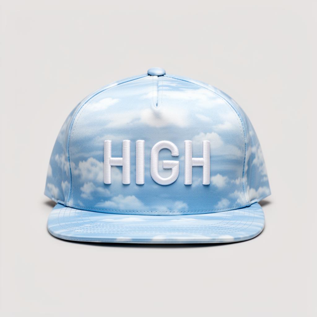 HIGH Clouds Snapback — Sky Blue
