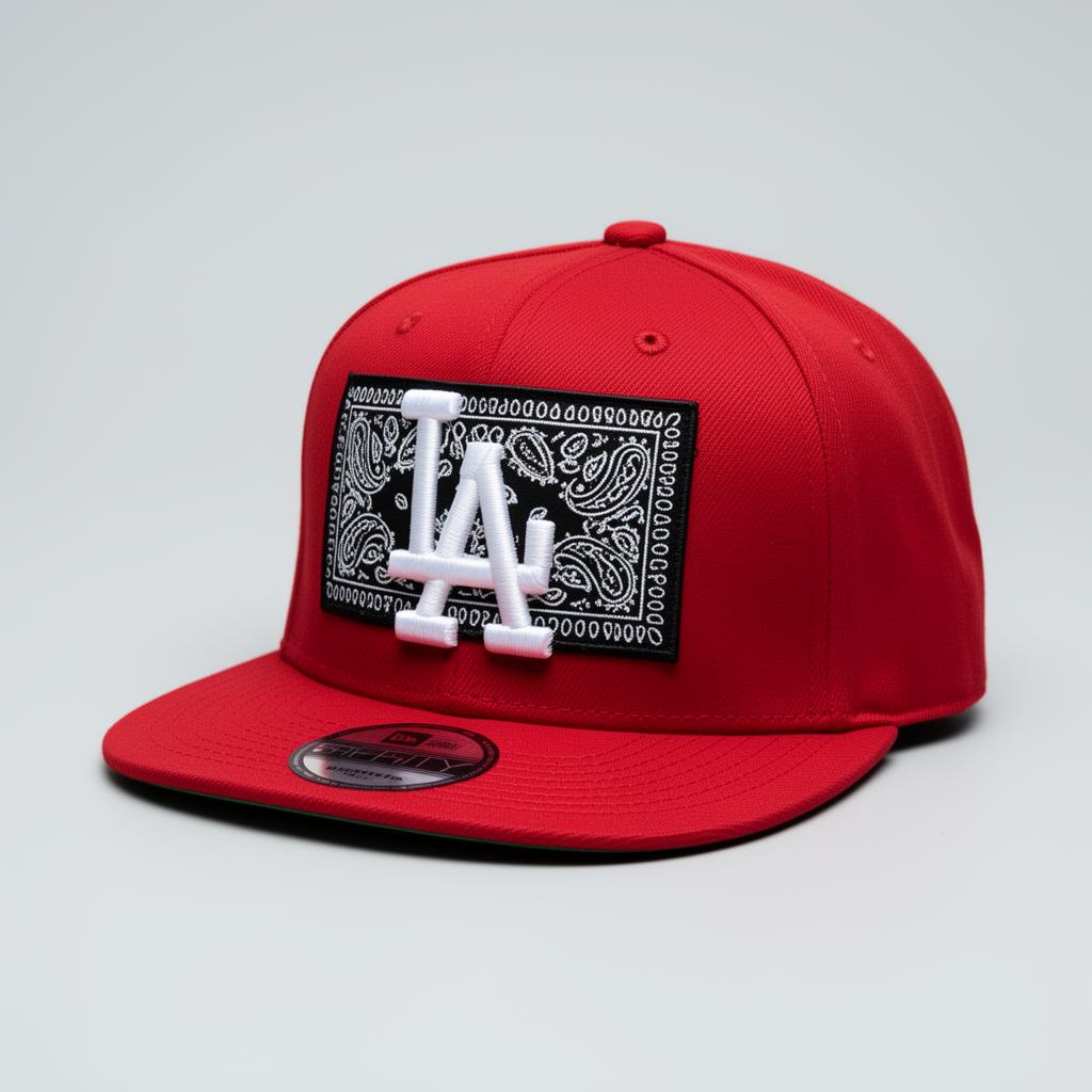 LA Bandana Snapback — Red
