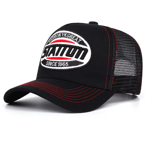 Station 1865 Trucker — Black / Red